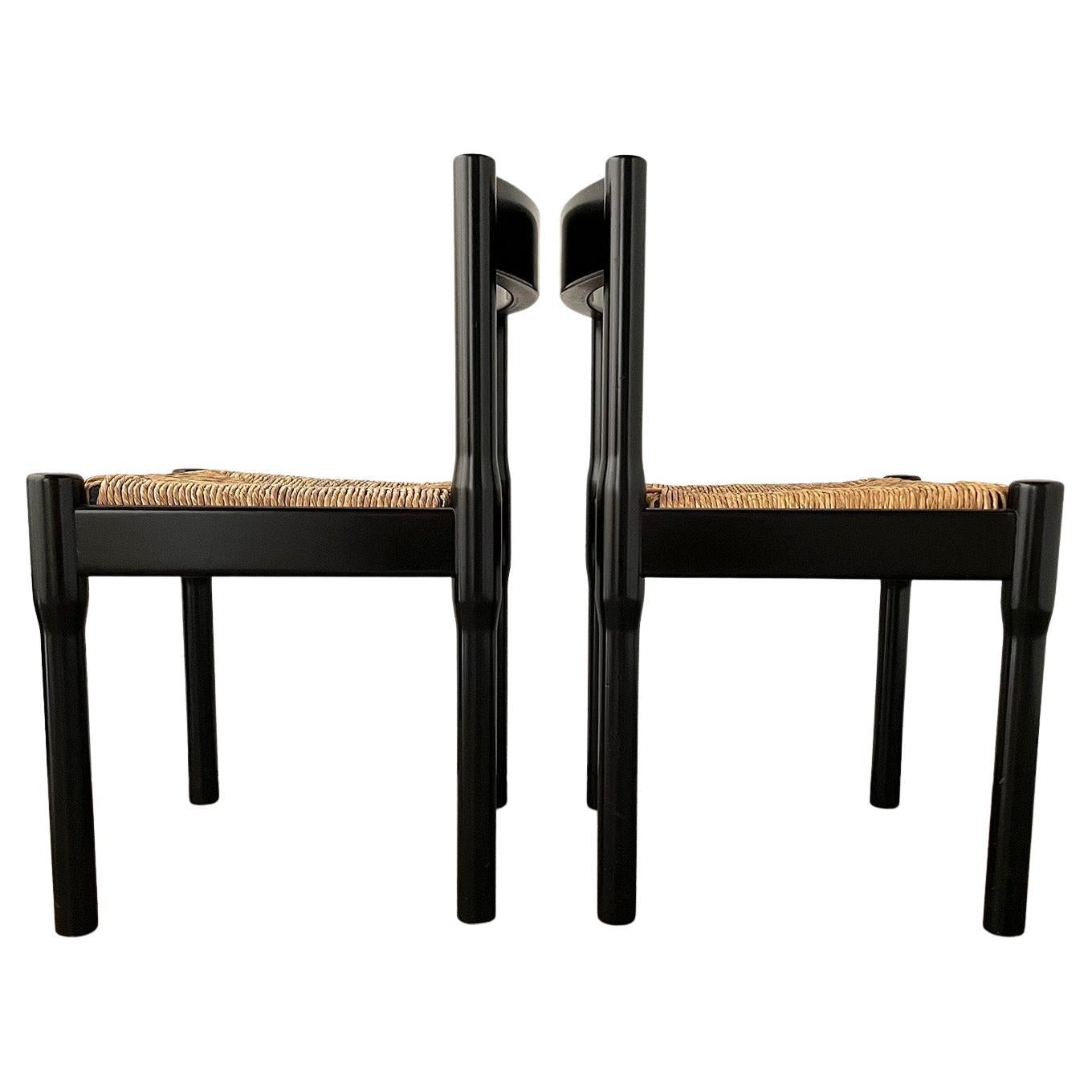 Paar Vico Magistretti „Carimate“-Stühle