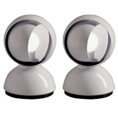 Pair of Vico Magistretti Eclisse Table Lamps for Artemide