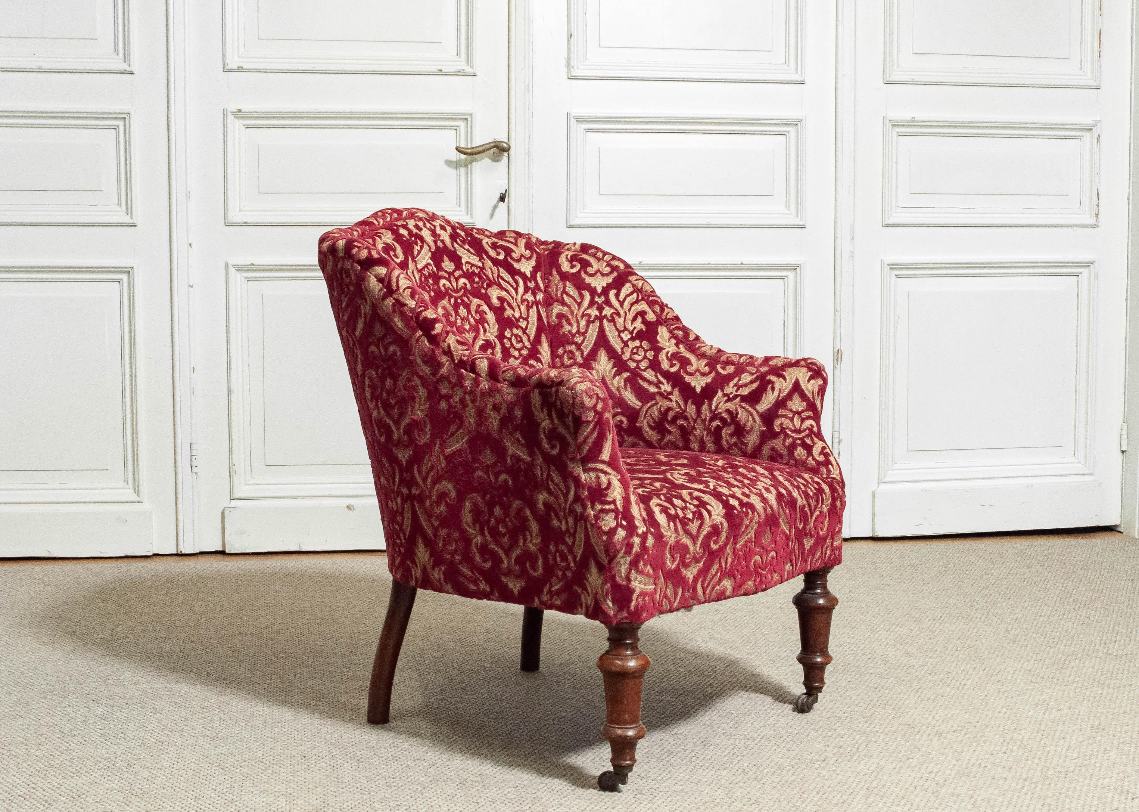 Pair of Victorian Armchairs, England, circa 1850s 5