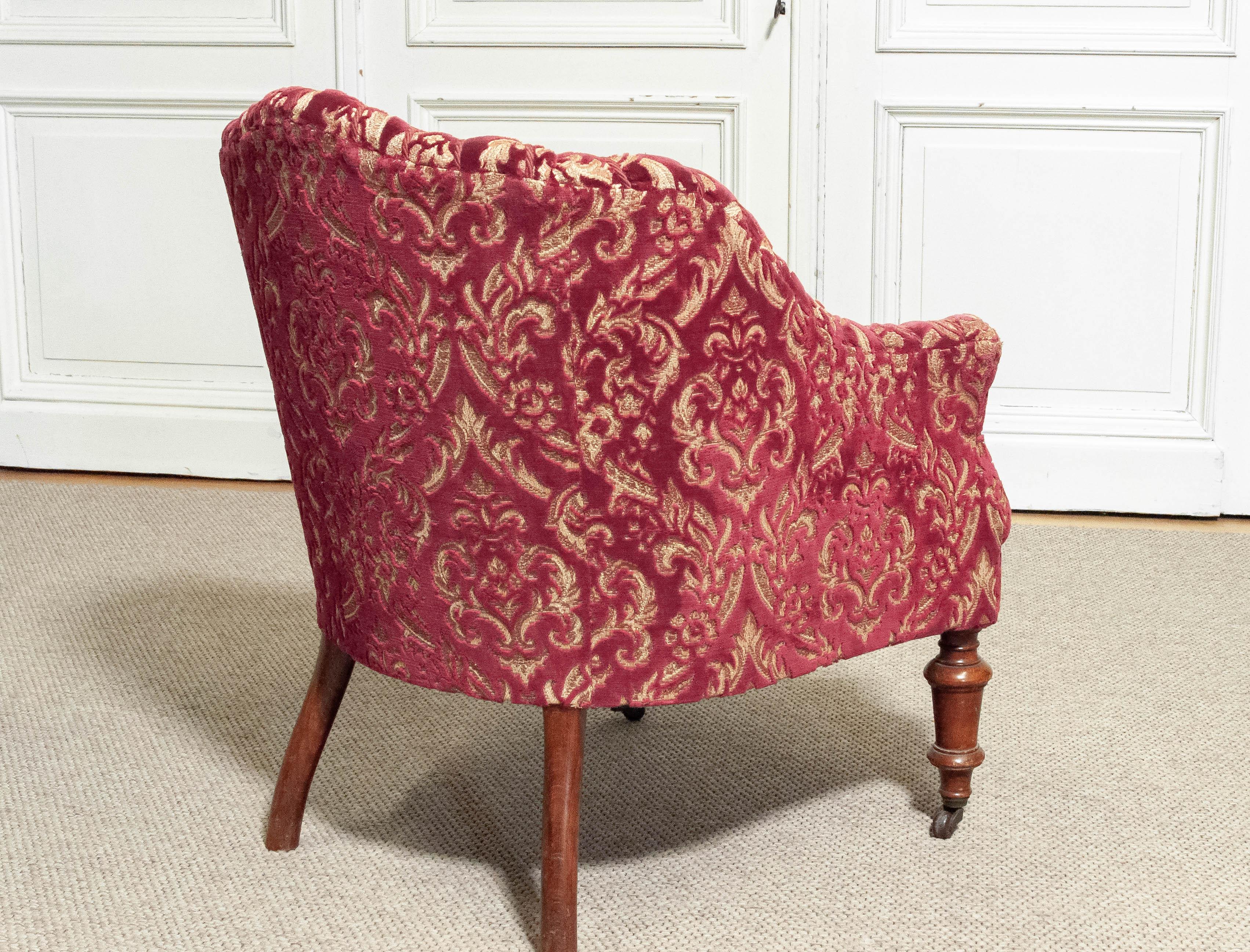 Pair of Victorian Armchairs, England, circa 1850s 7
