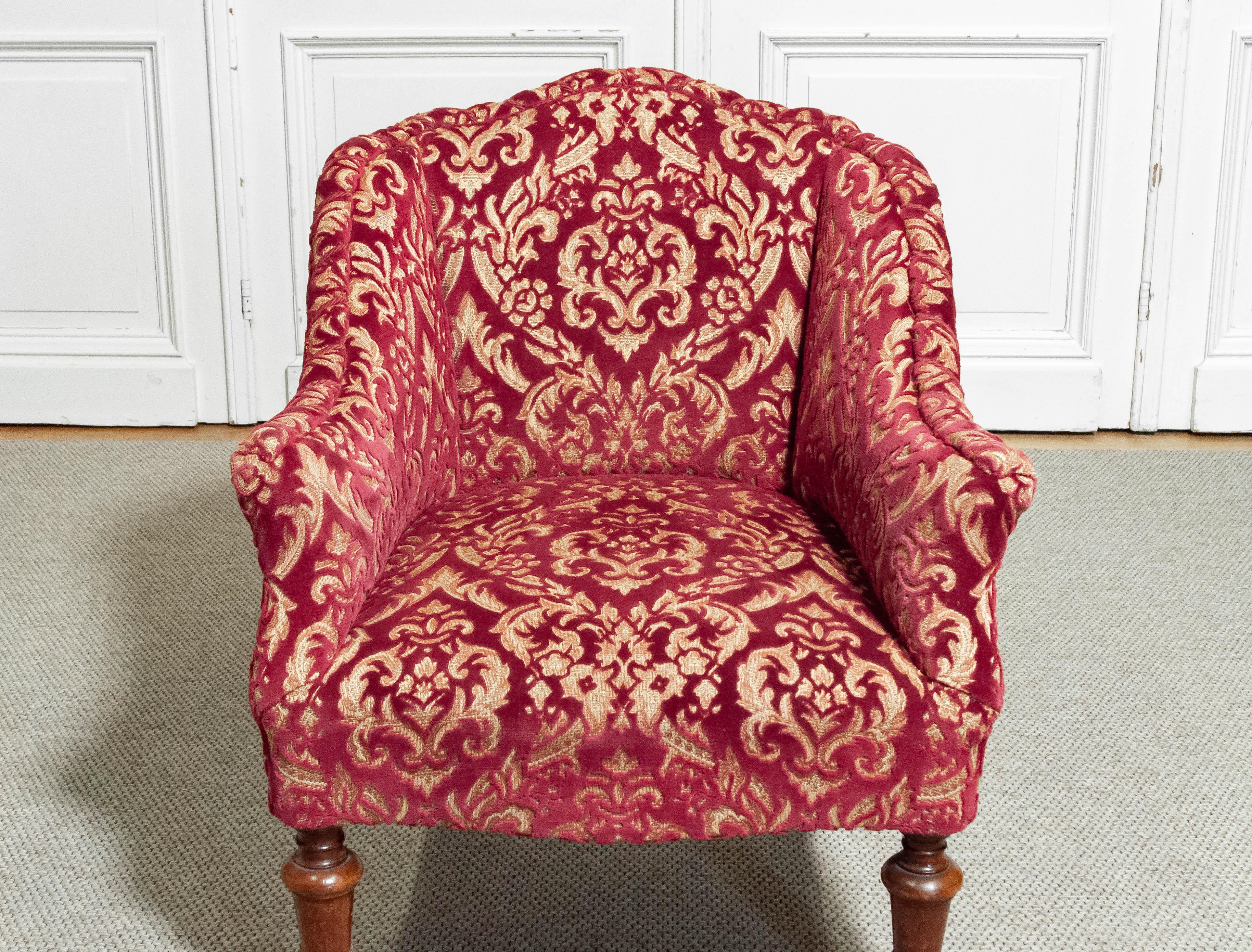 Pair of Victorian Armchairs, England, circa 1850s 9