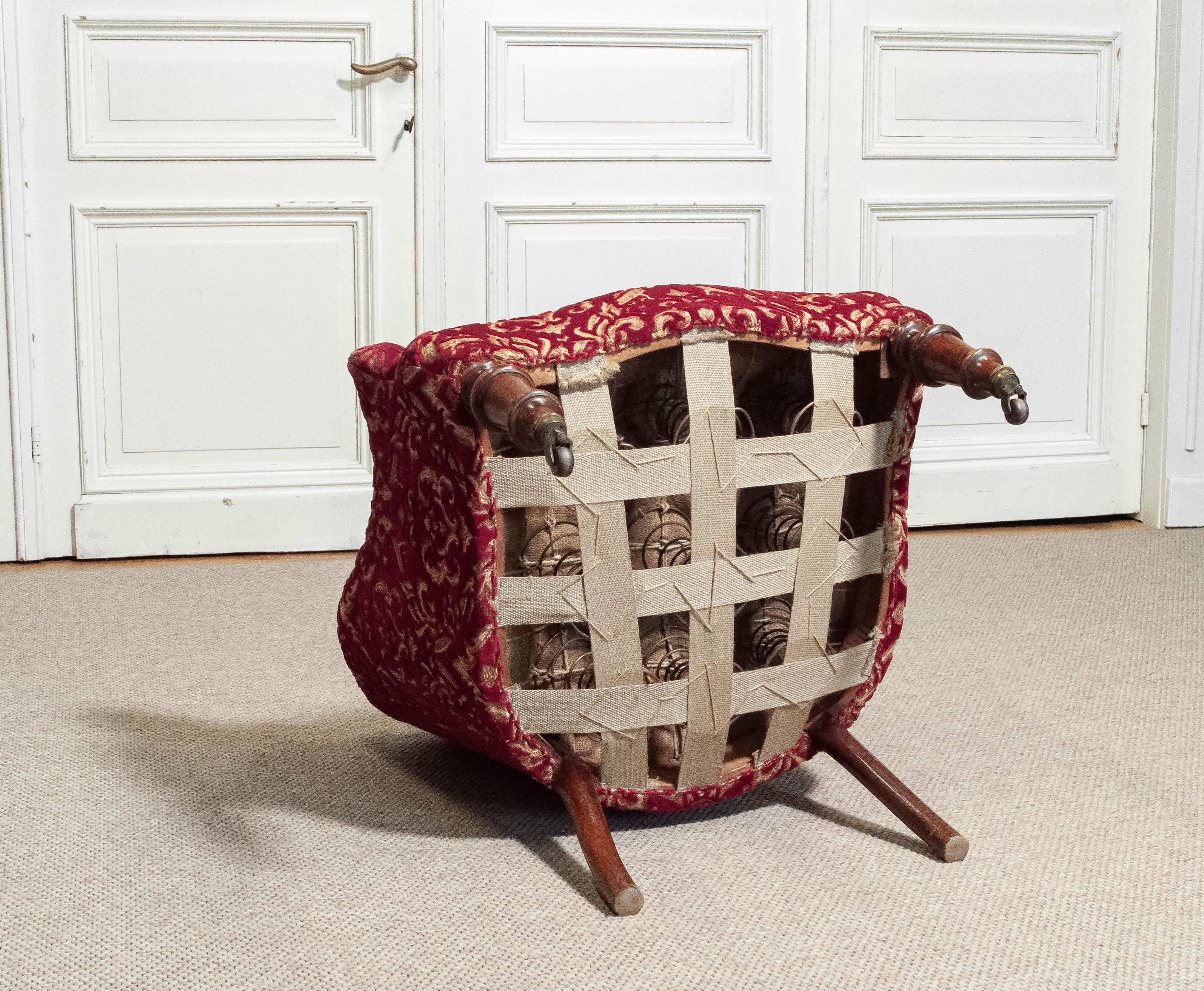 Pair of Victorian Armchairs, England, circa 1850s 3