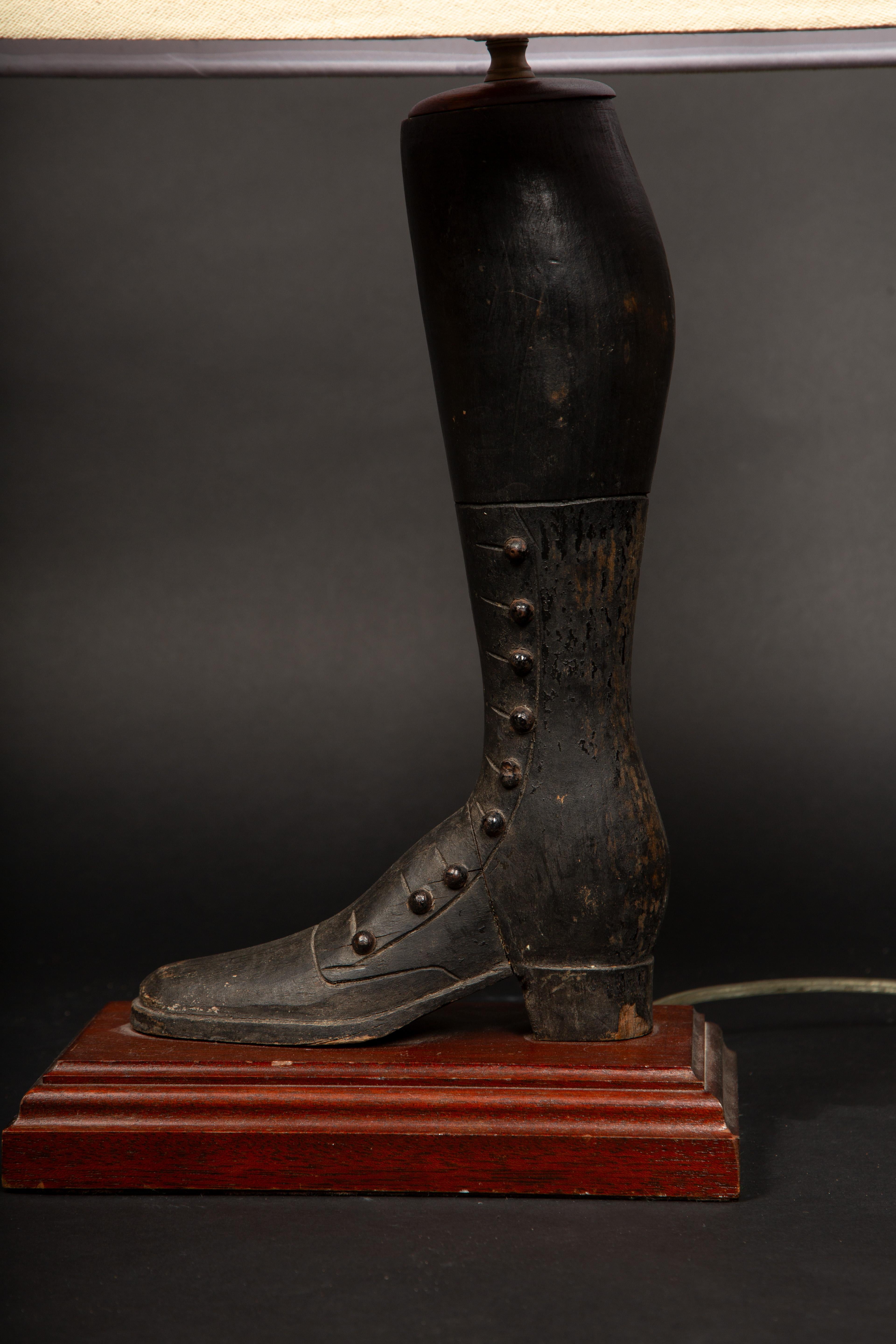 20th Century Pair Of Victorian Boot Lamps