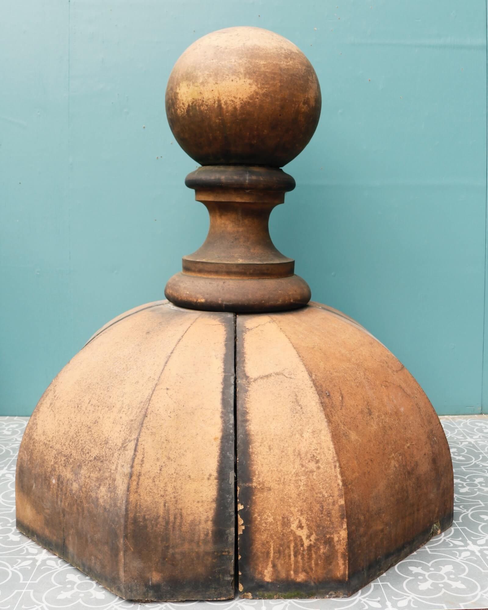 19th Century Pair of Victorian Buff Terracotta Finials or Pier Caps For Sale