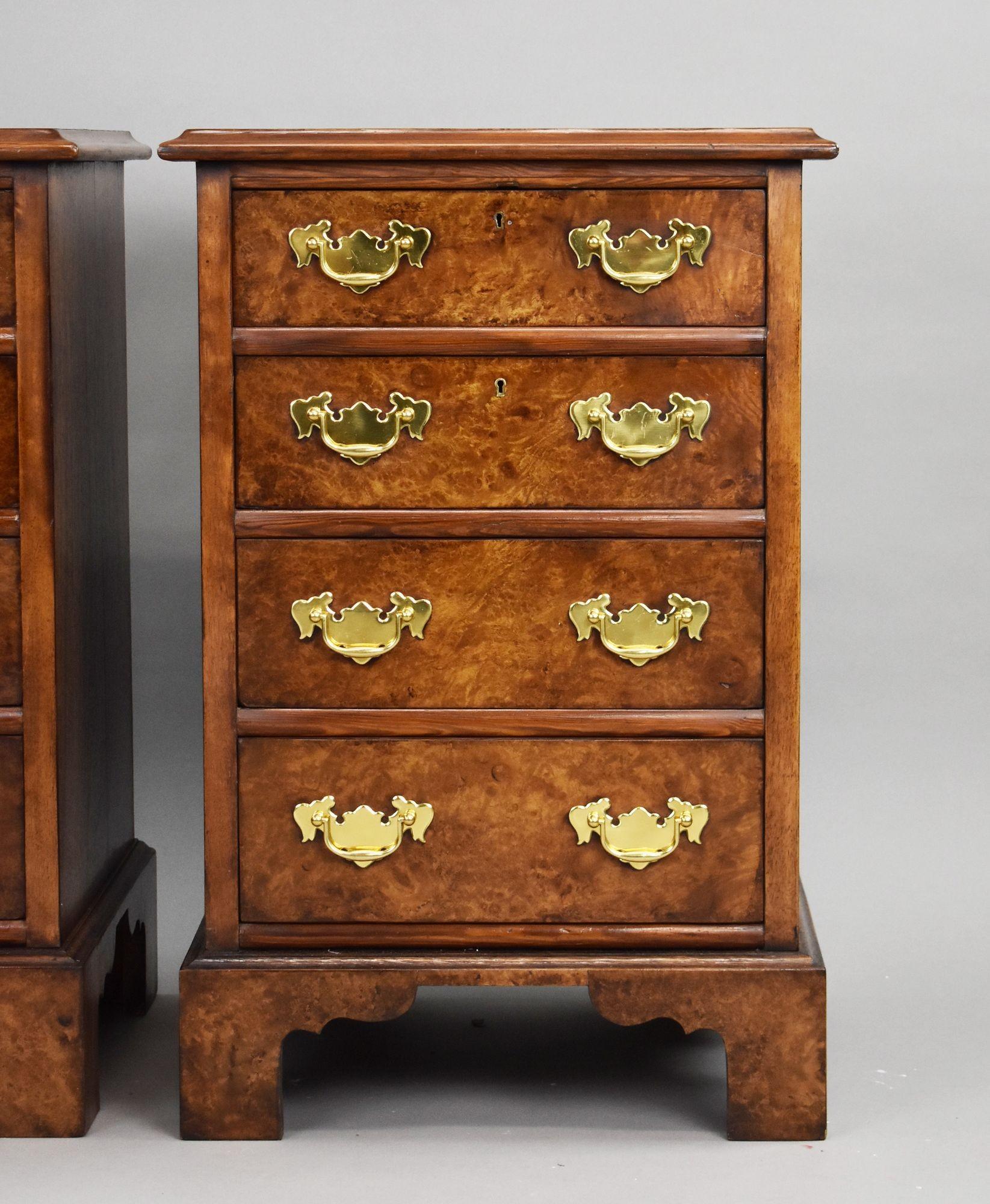 Coppia di sponde da letto vittoriane in radica di noce In condizioni buone in vendita a Chelmsford, Essex