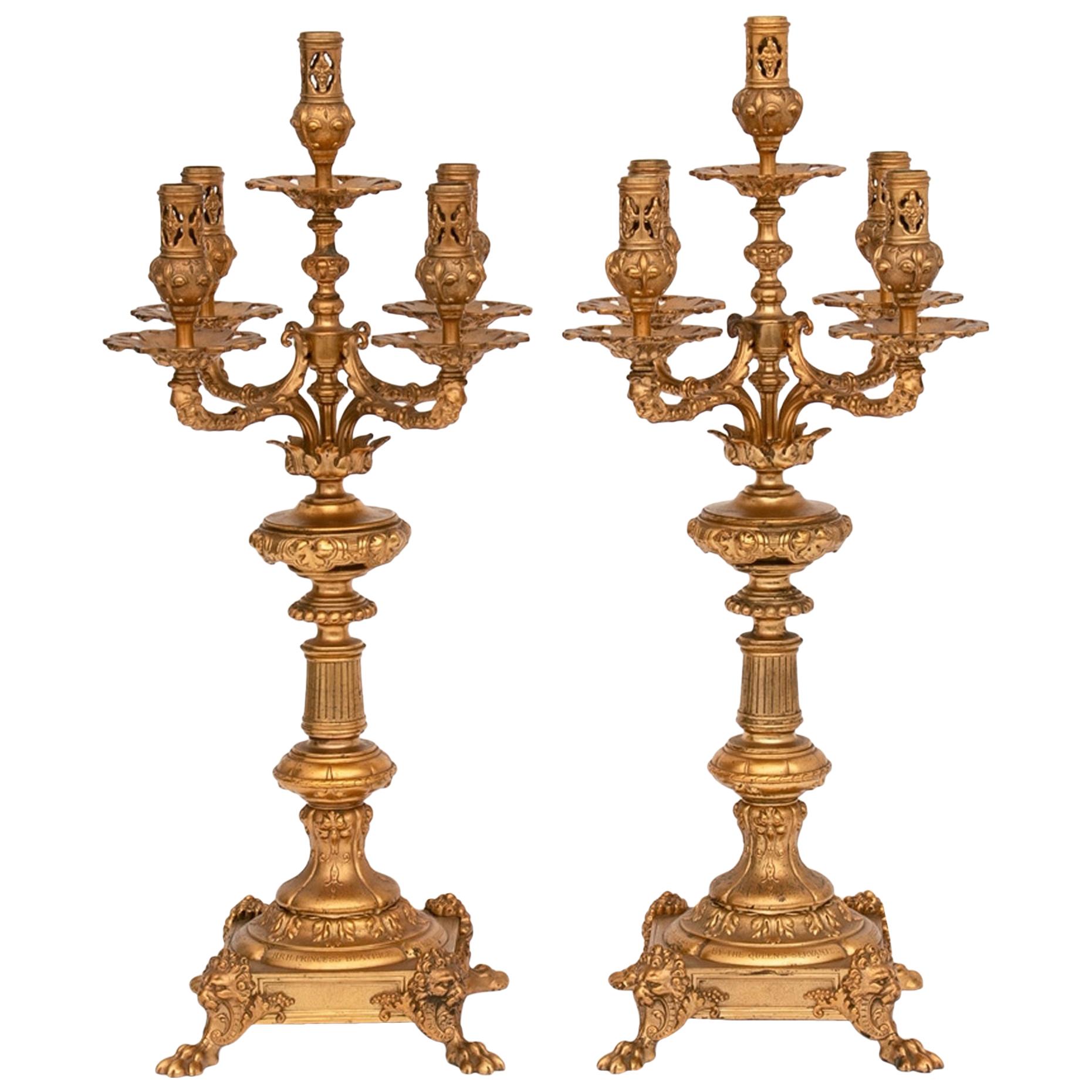 Victorian Candle Holders 169 For Sale at 1stDibs