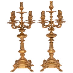 Used Pair of Victorian Candelabras Princess Beatrice in 1885