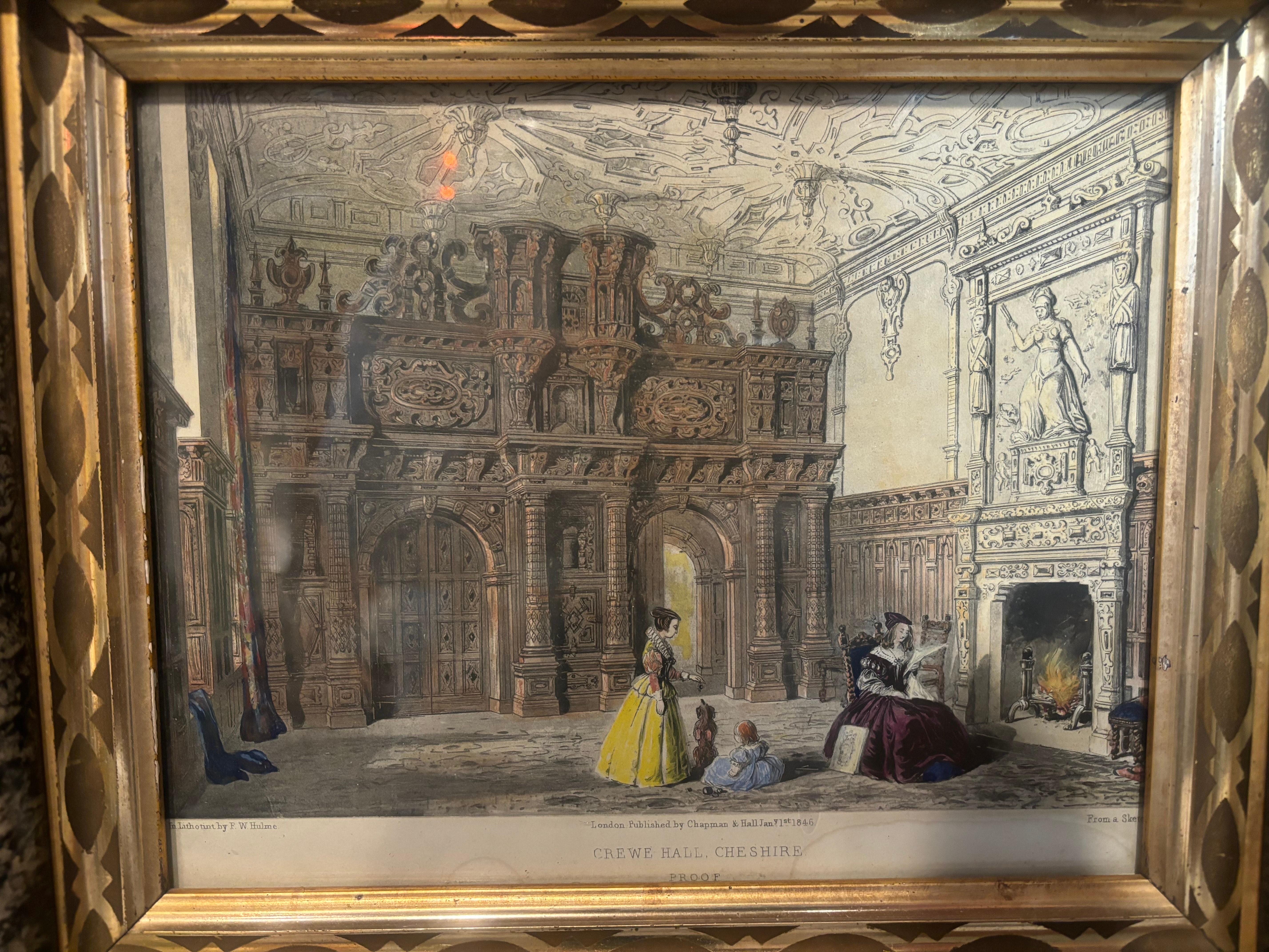 Pair of Victorian Eastlake Deep Picture Frames with Photo 1