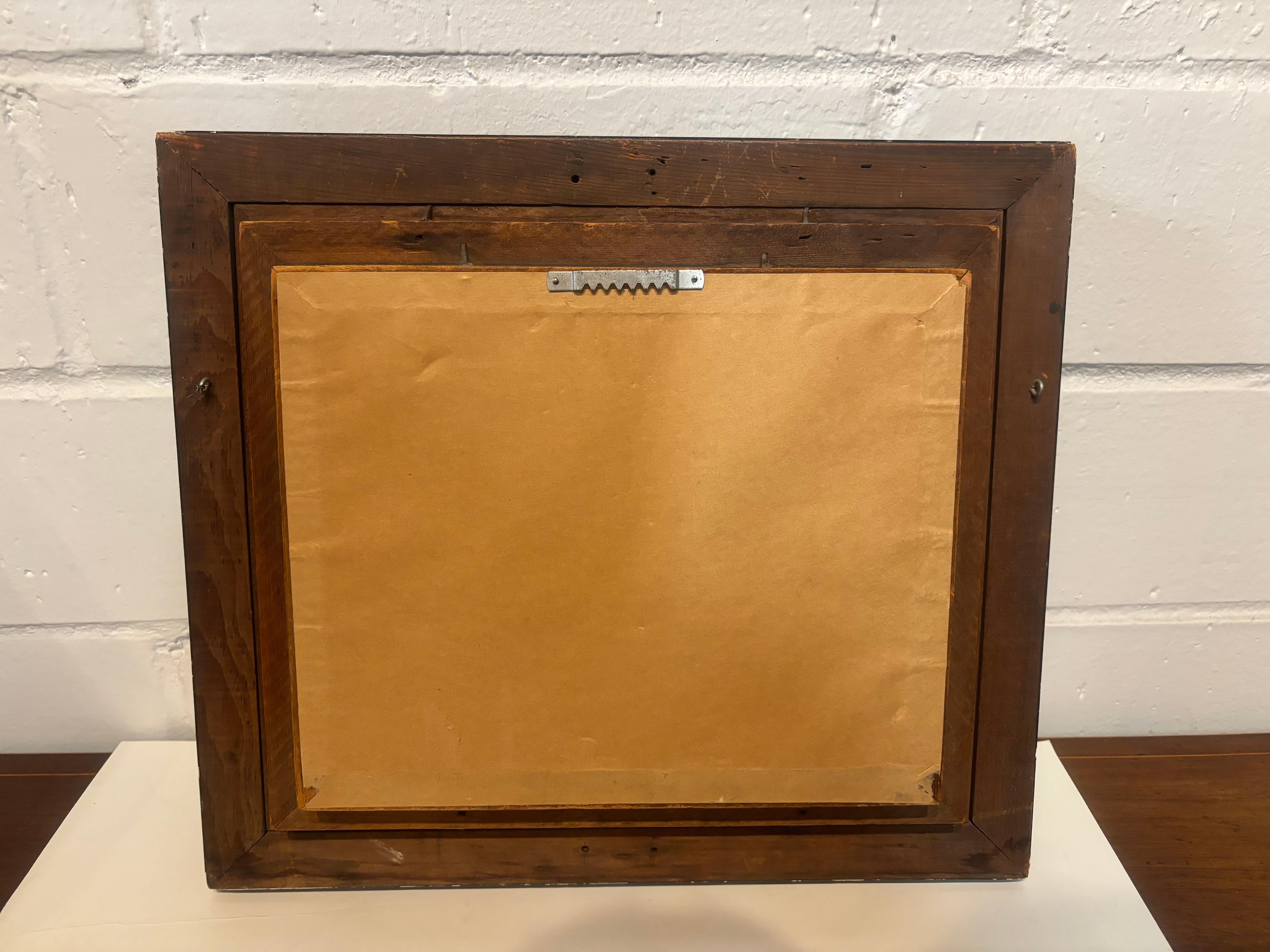 Pair of Victorian Eastlake Deep Picture Frames with Photo 4