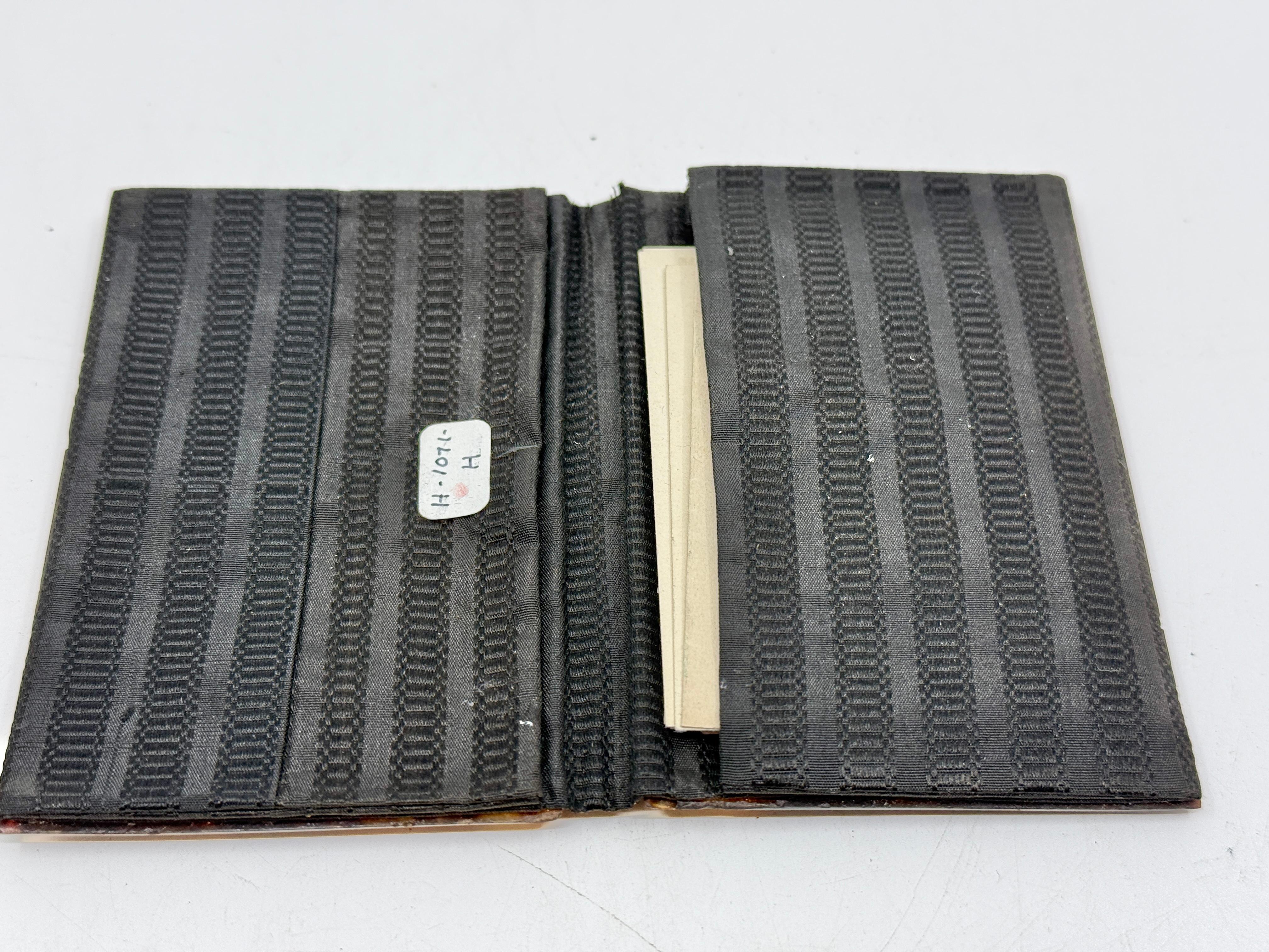 Pair of Victorian English Horn Card Carrying Cases For Sale 4