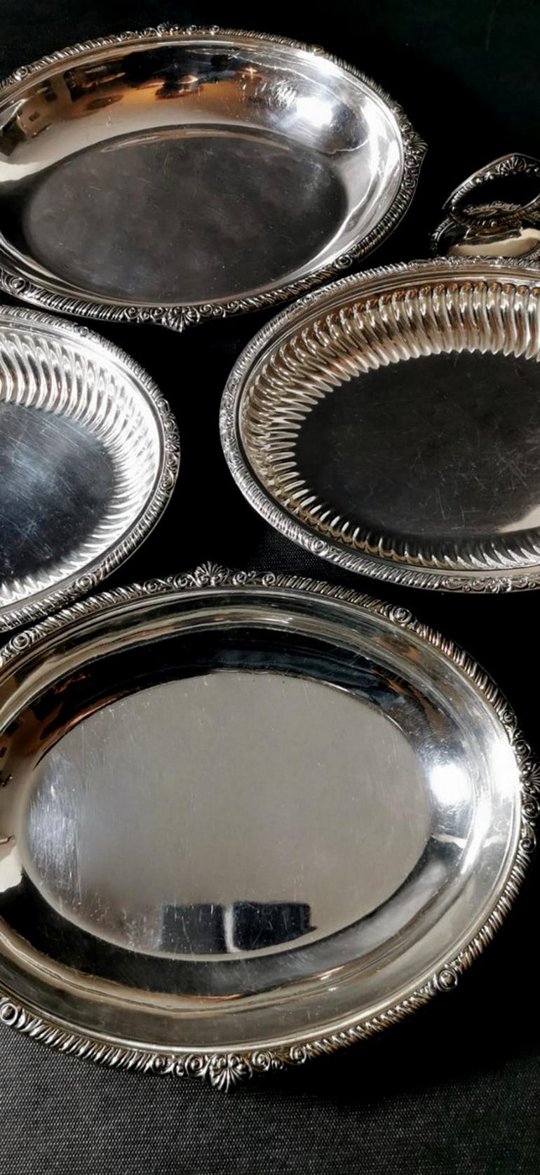 Pair of Victorian Entrée Dishes in Silver Plated J.H.Potter 1