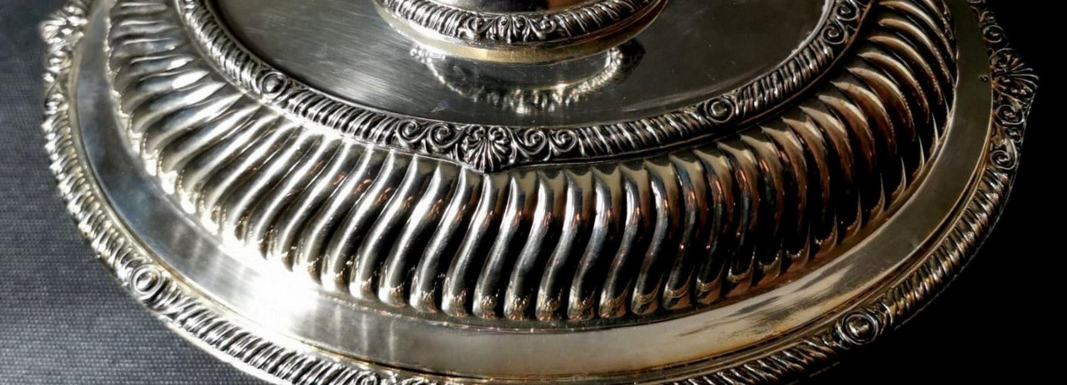 Pair of Victorian Entrée Dishes in Silver Plated J.H.Potter 2