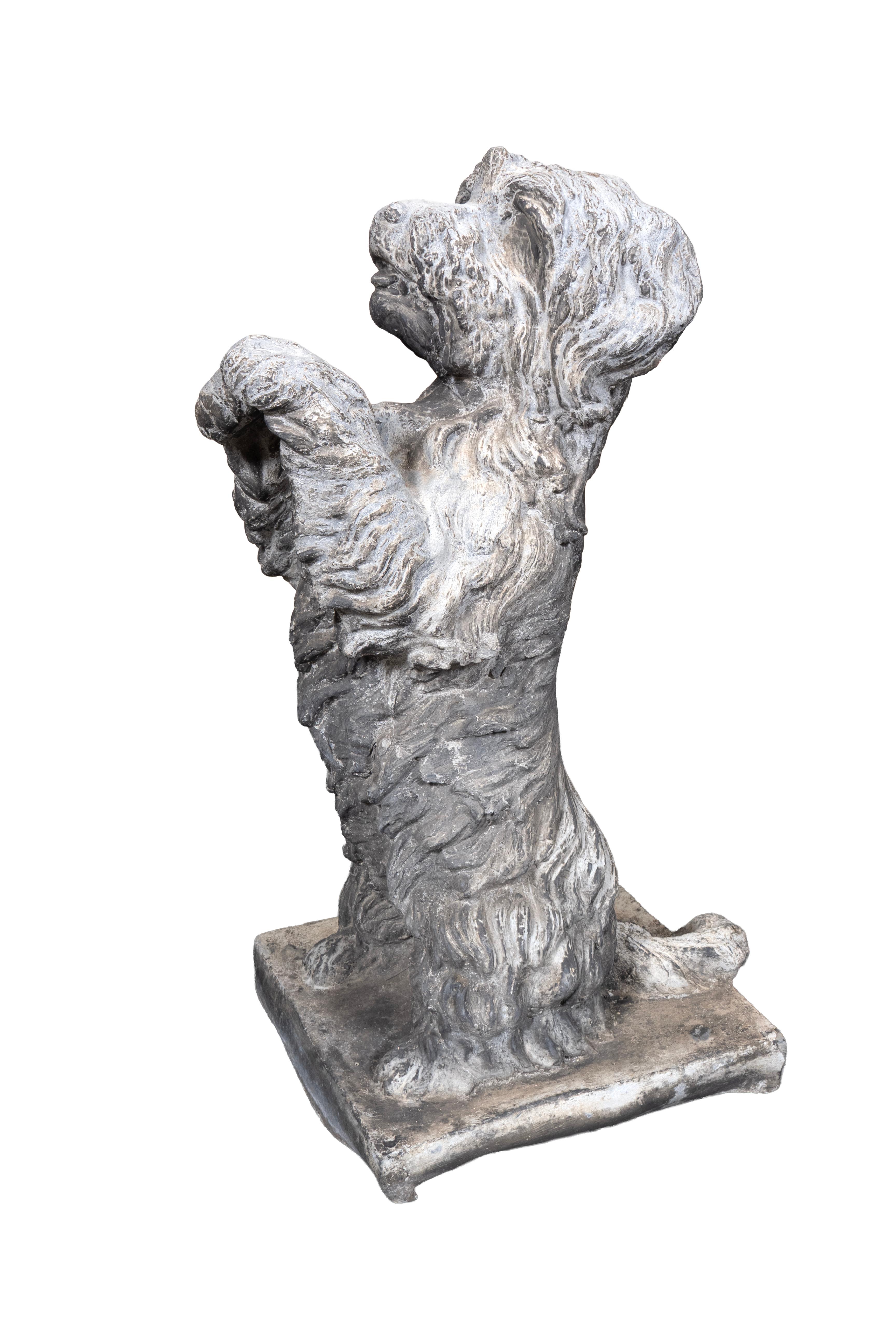 Late Victorian Pair Of Victorian Lead Spaniels For Sale