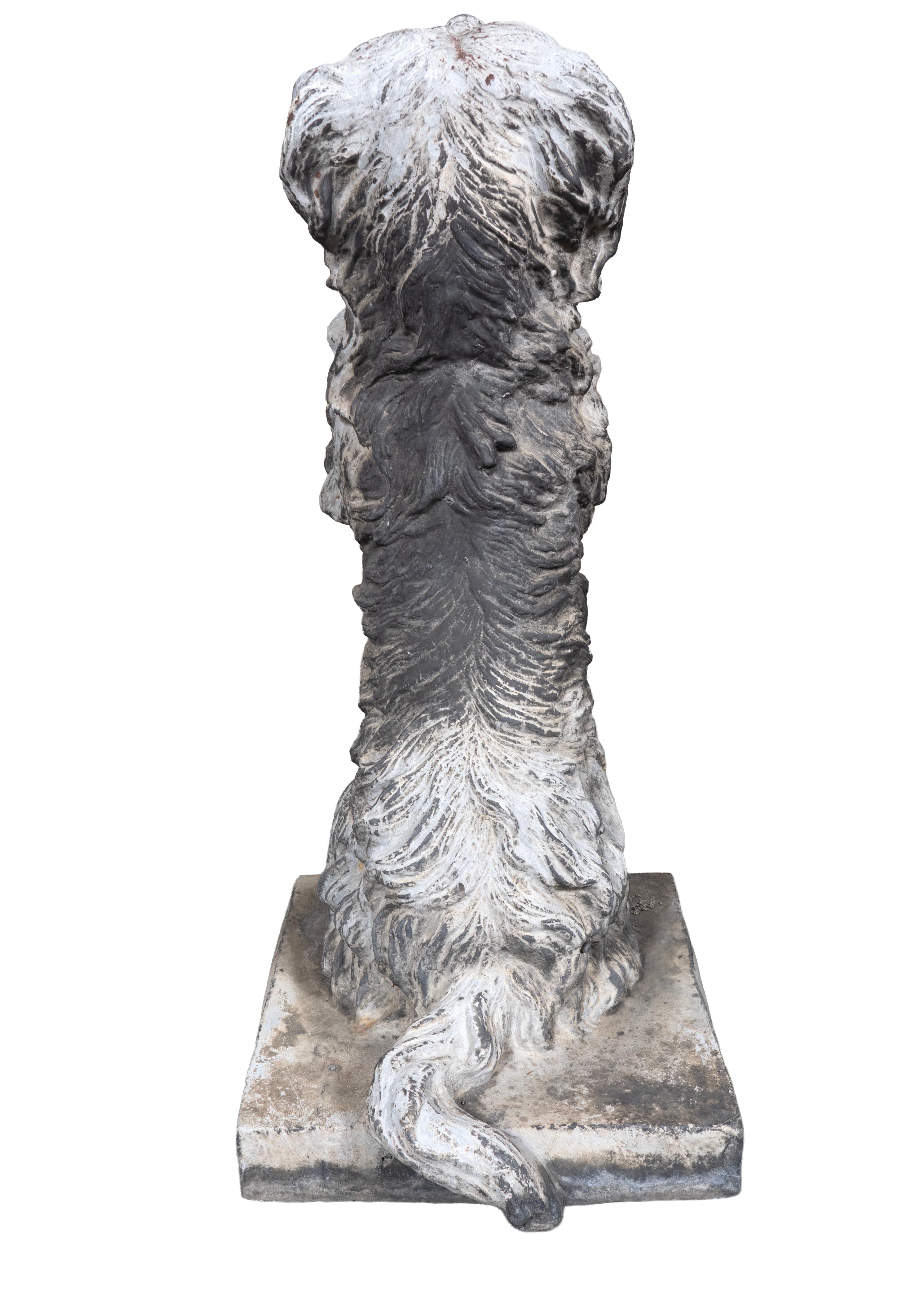 Pair Of Victorian Lead Spaniels For Sale 1