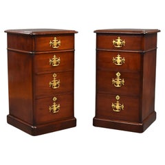 Used Pair of Victorian Mahogany Bedside Chests