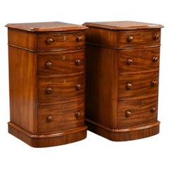 Pair of Victorian Mahogany Bedside Chests