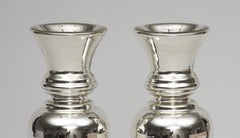 Pair of Victorian Mercury Glass Vases, circa 1870