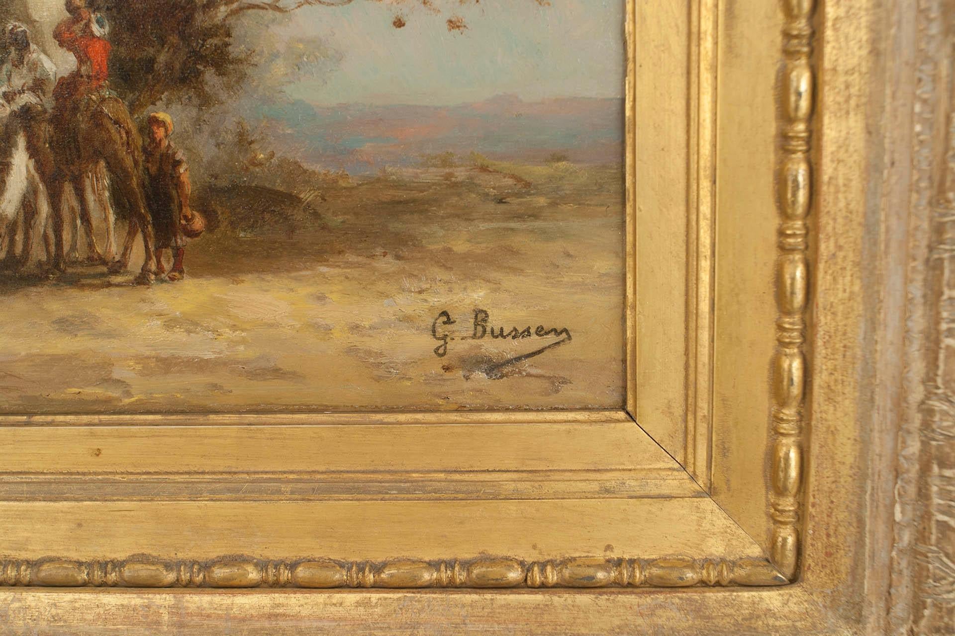 Pair of Victorian Middle Eastern Scene Oil Paintings In Good Condition For Sale In New York, NY