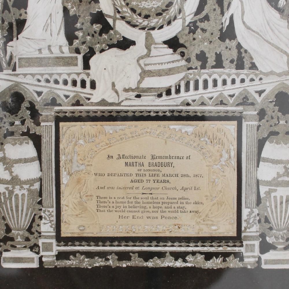 victorian funeral cards