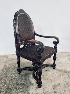 Pair of Victorian Parlour Chairs, His and Hers Arm Chairs, Netherlands, 1800s