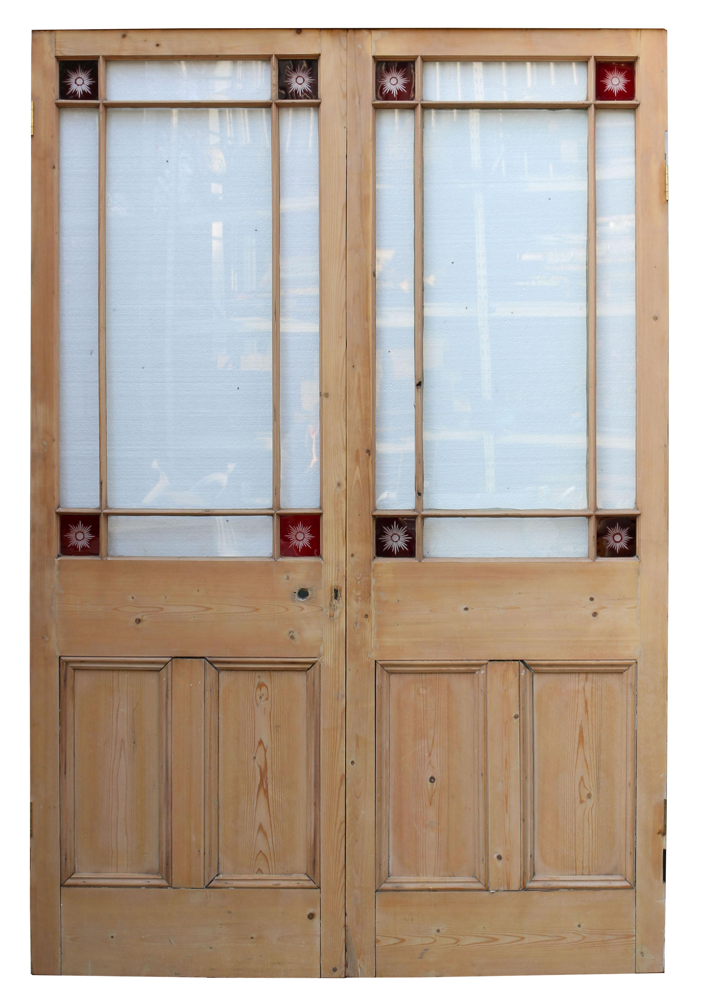 pine victorian doors