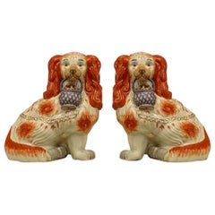 Pair of Victorian Porcelain Staffordshire Figures