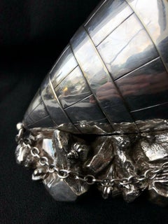 Pair of Victorian Sheffield Silverplate Spoon Warmers by Atkin Brothers, Buoy