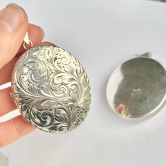 Pair Of Victorian Silver Aesthetic Lockets