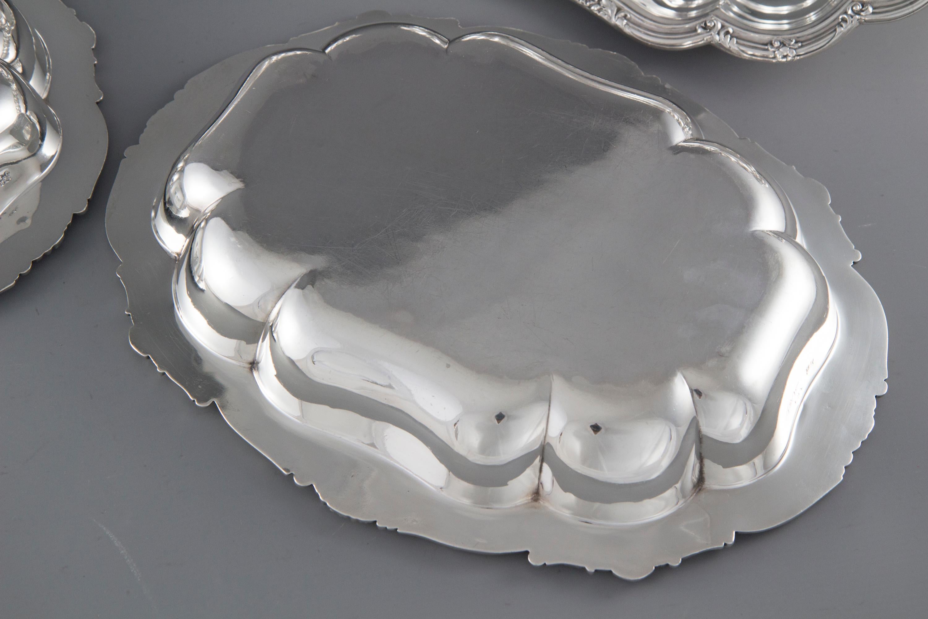 Pair of Victorian Silver Entree or Serving Dishes, Barnards, London, 1855 4
