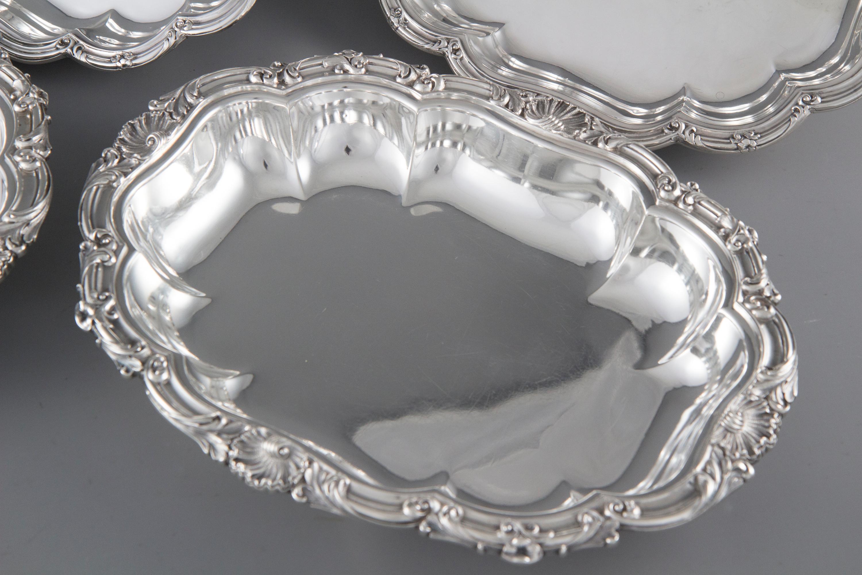 Pair of Victorian Silver Entree or Serving Dishes, Barnards, London, 1855 2