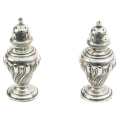 Pareja de peperetas victorianas de plata