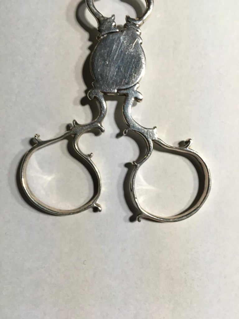 Pair of Victorian Silver Sugar Nips, London, Mid18th Century For Sale