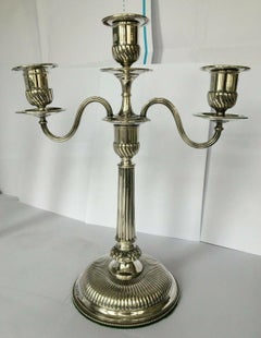 Pair of Victorian Sterling Silver Candelabra by Horace Woodward & Co