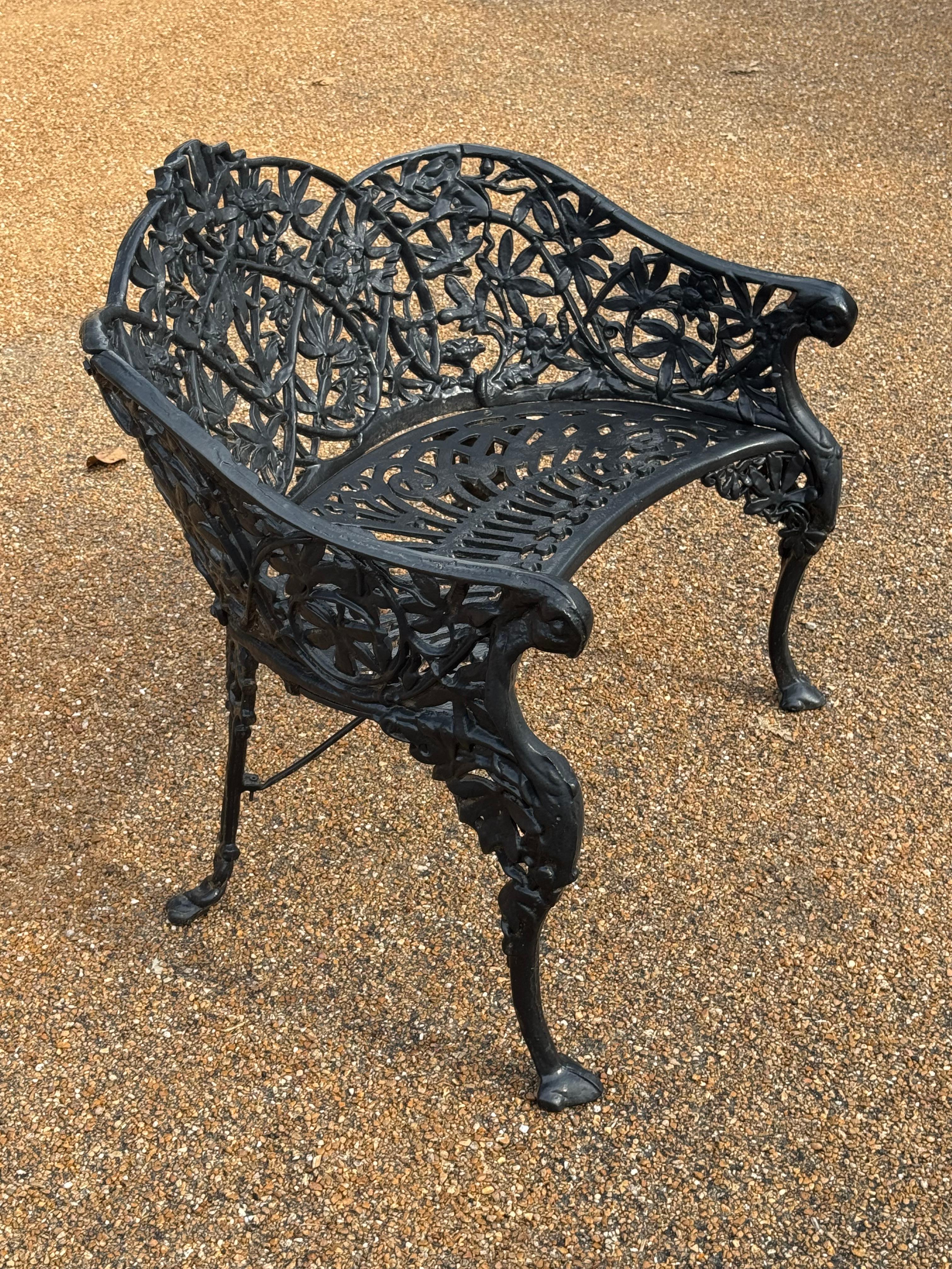 Pair of Victorian Style Cast Iron 