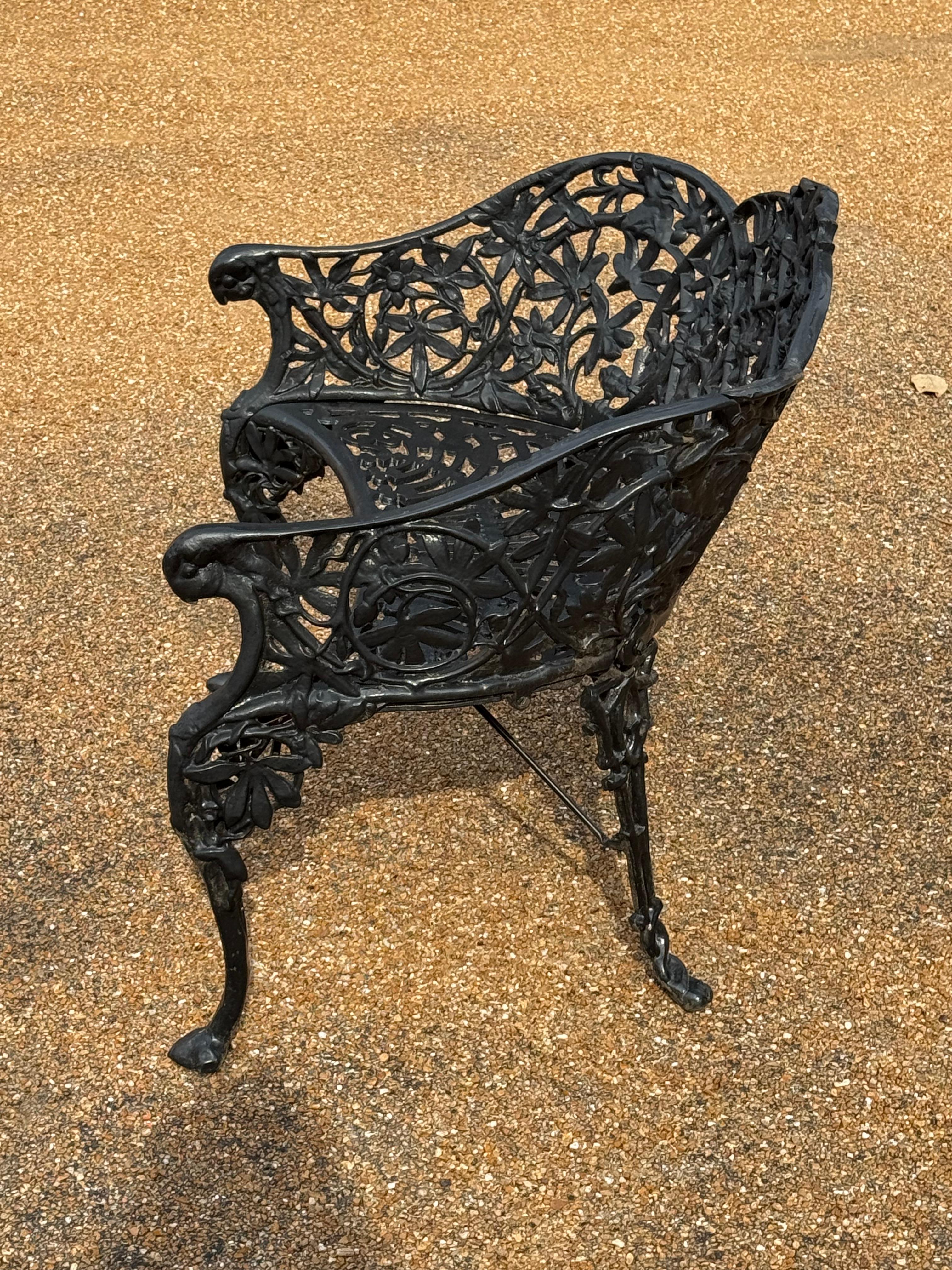 Pair of Victorian Style Cast Iron 