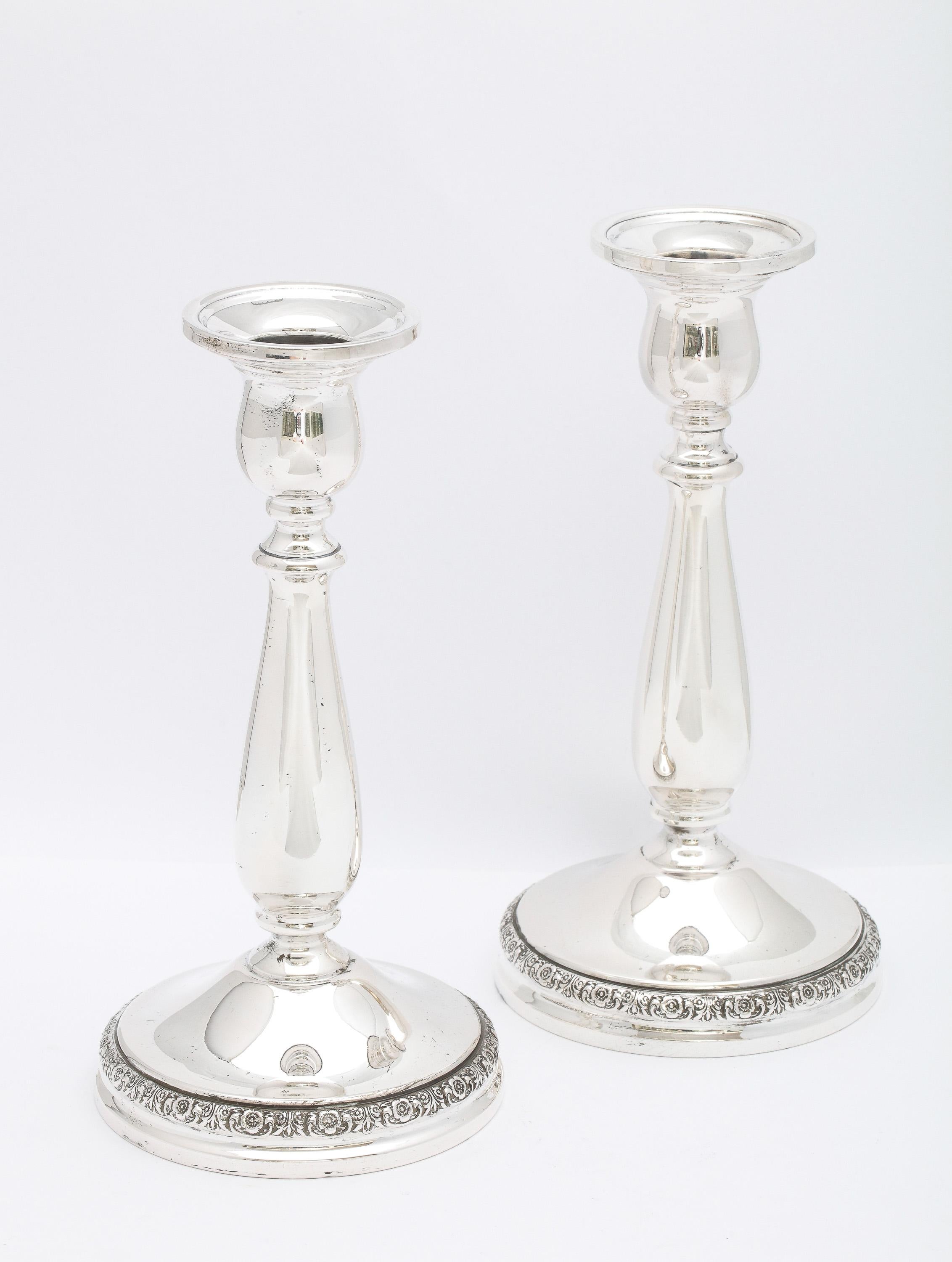 international silver co candle holder