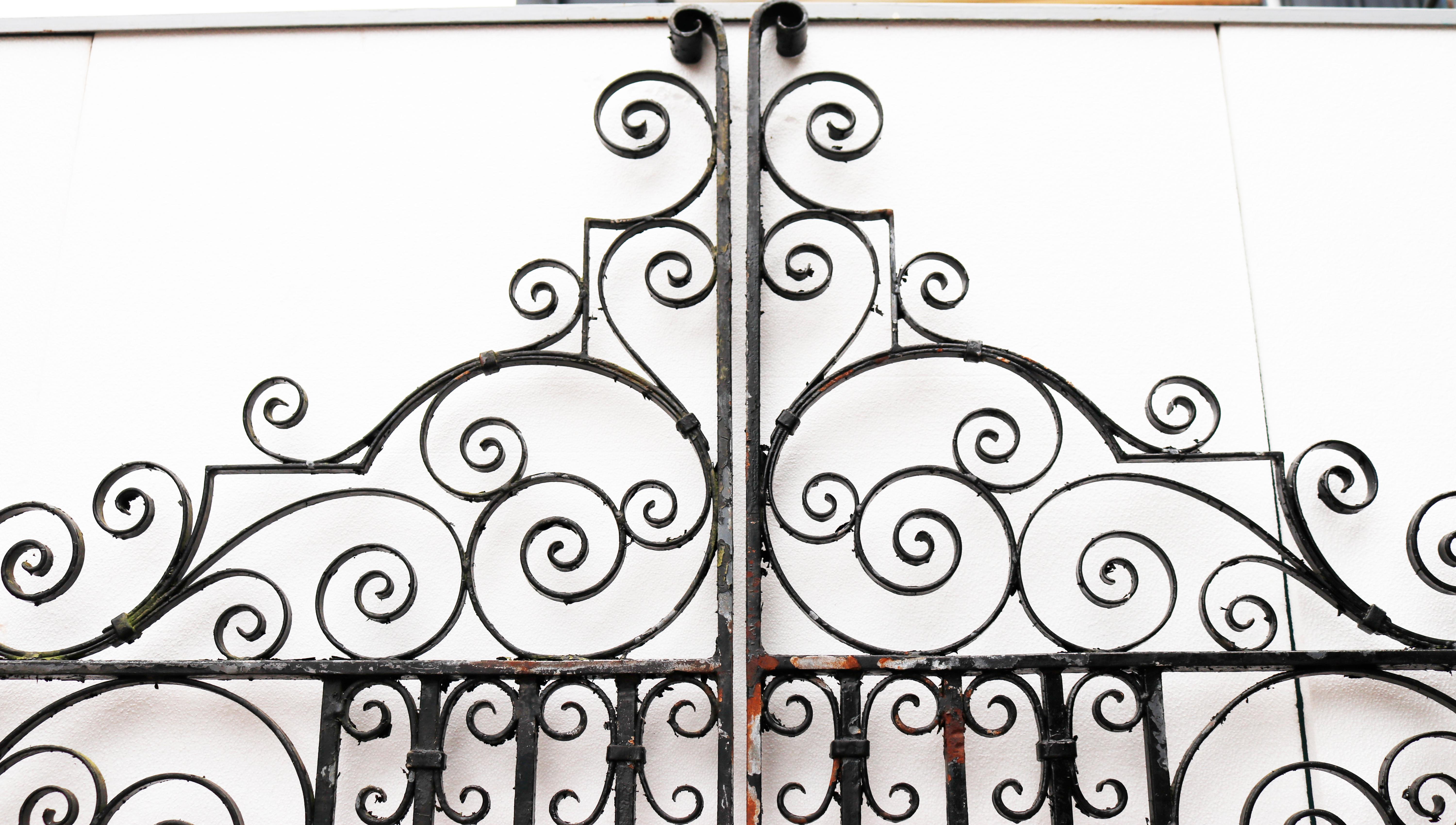 victorian metal driveway gates