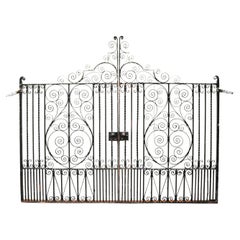 Pair of Victorian Style Wrought Iron Driveway Gates