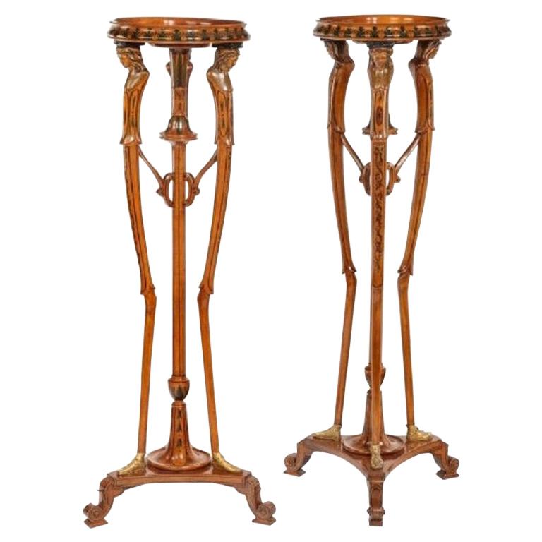 Pair of Victorian Tripod Stands For Sale