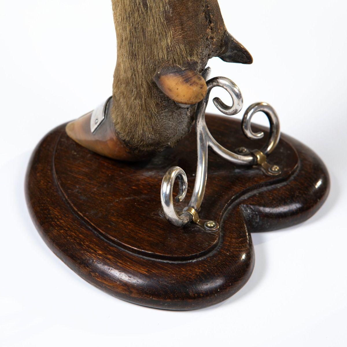 Pair of Victorian Trophy Candlesticks in Deer Hoof, Horton Plains 1883 For Sale 4