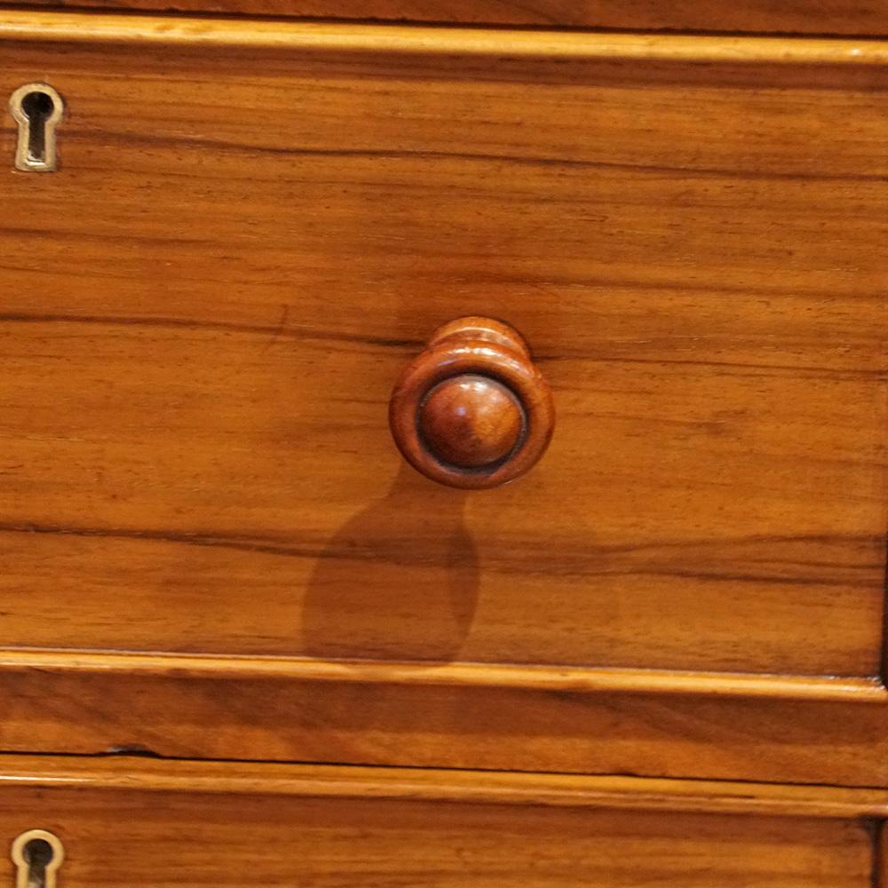 Pair of Victorian walnut bedside chests For Sale 4