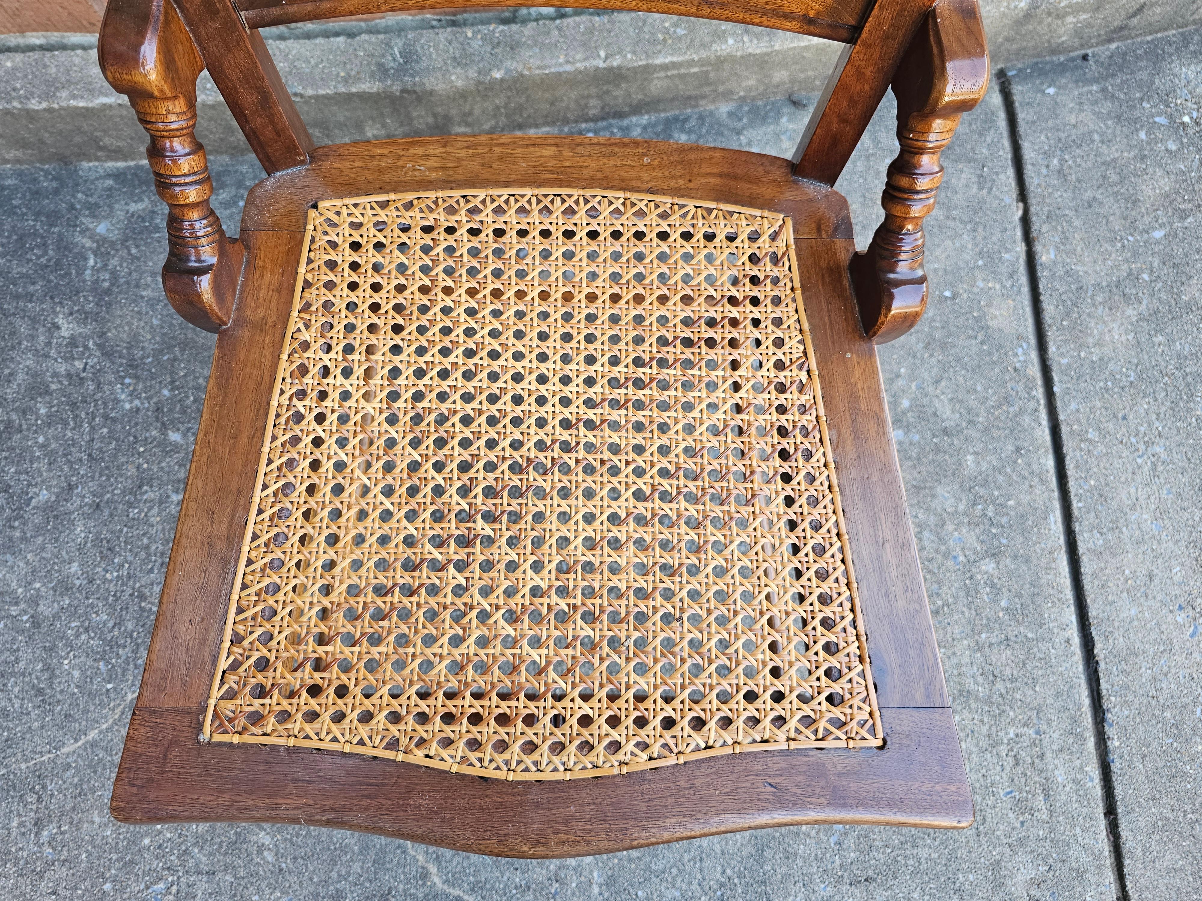 antique wooden chairs with cane seats