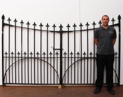 Pair of Victorian Wrought Iron Driveway Gates 307cm (10ft)