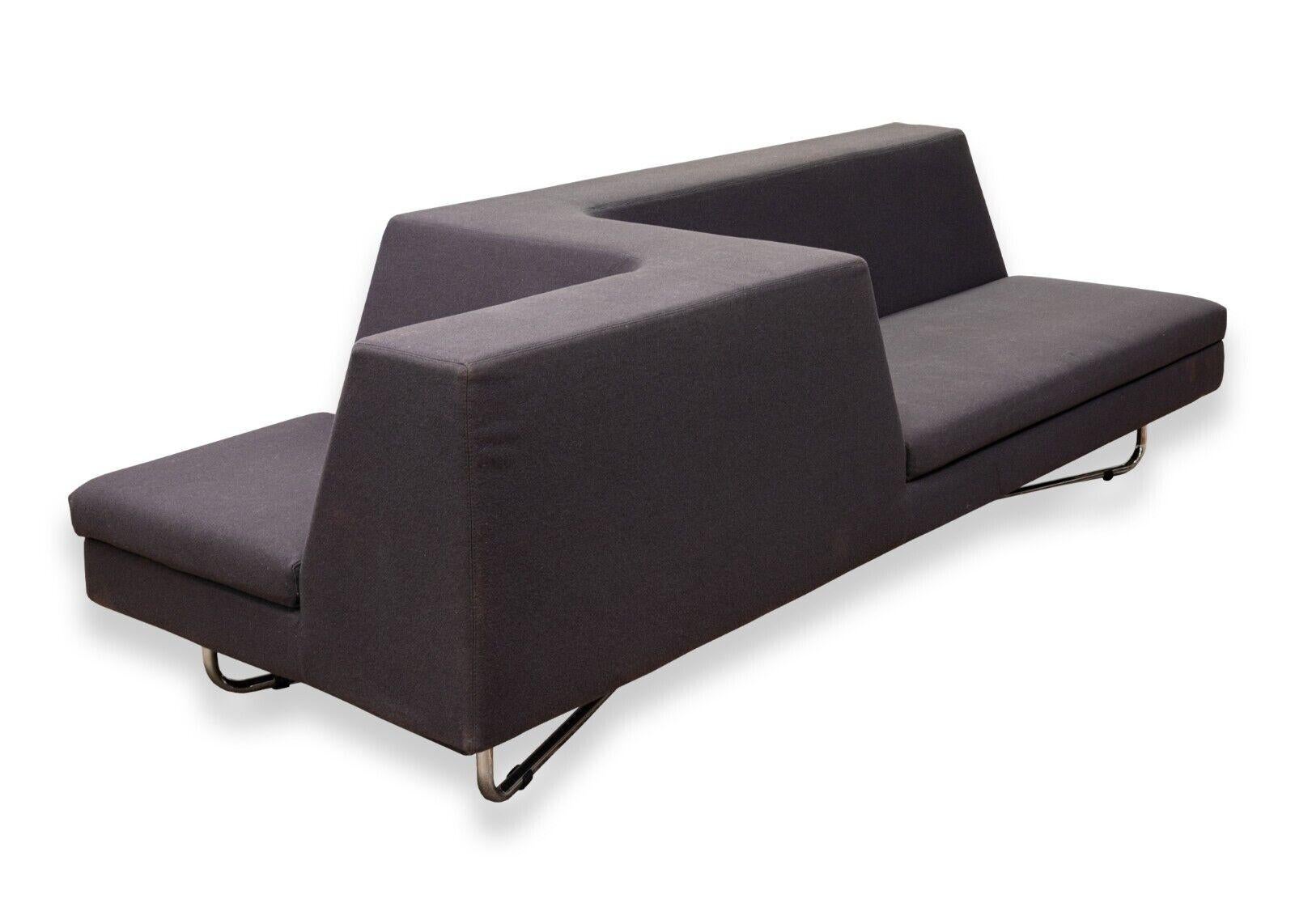 Fabric Pair of Victory Left and Right Hand Sofas by Cory Grosser for Frighetto Italian