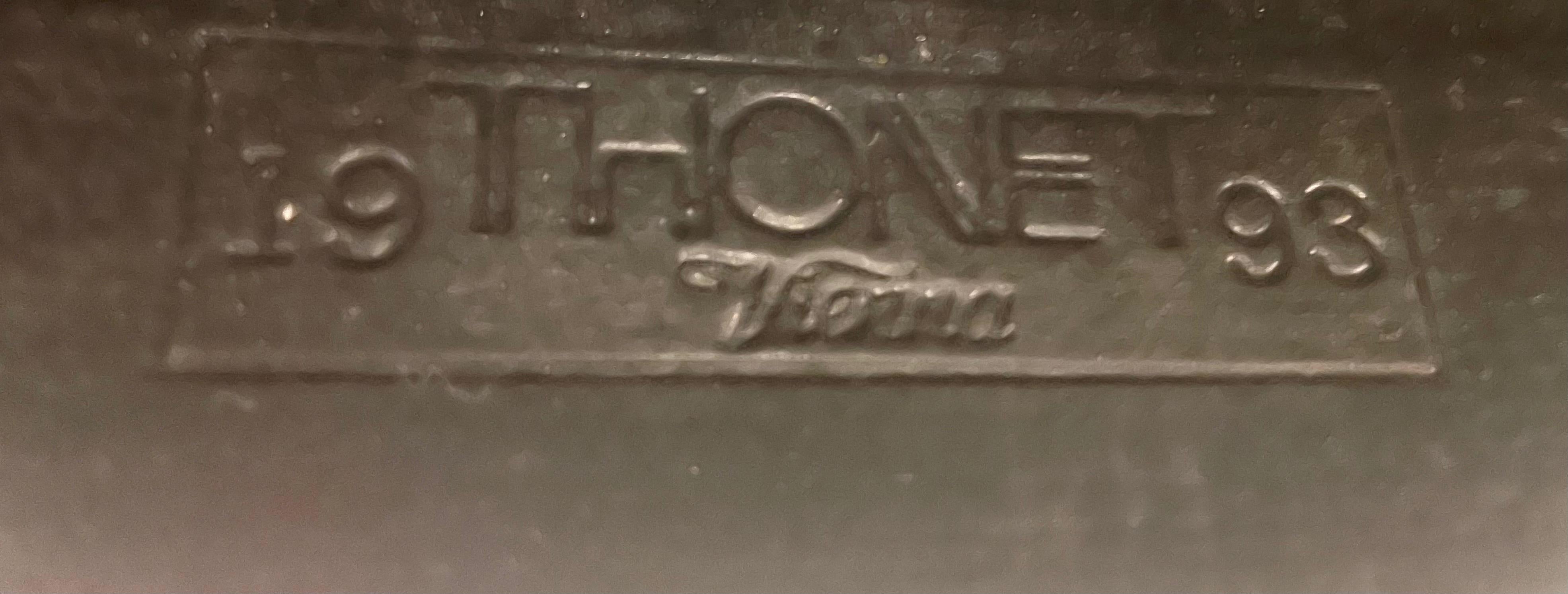 Pareja de Sillones de la Secesión de Viena Diseñados por Beranek para Thonet, Viena 1980. Ennegrecido en venta