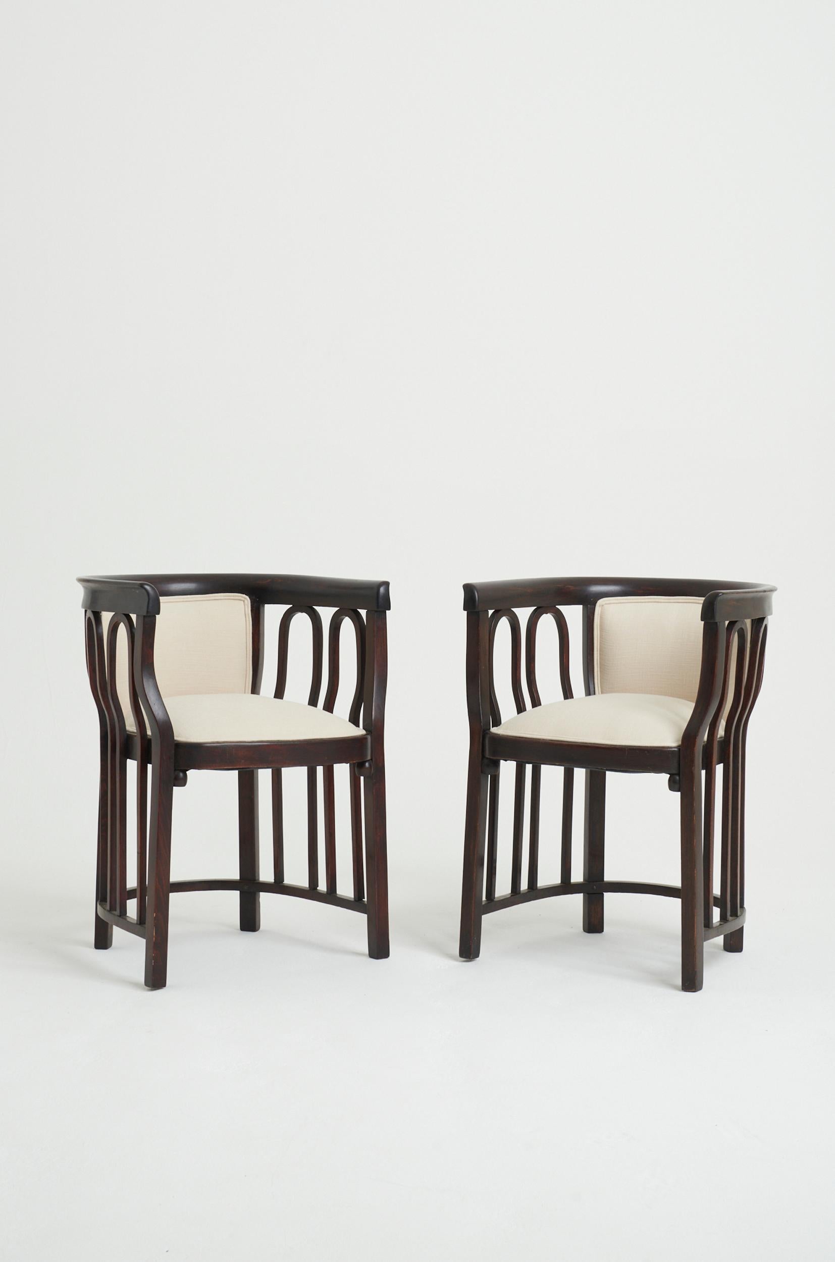 Pair of Vienna Secession Armchairs In Good Condition In London, GB