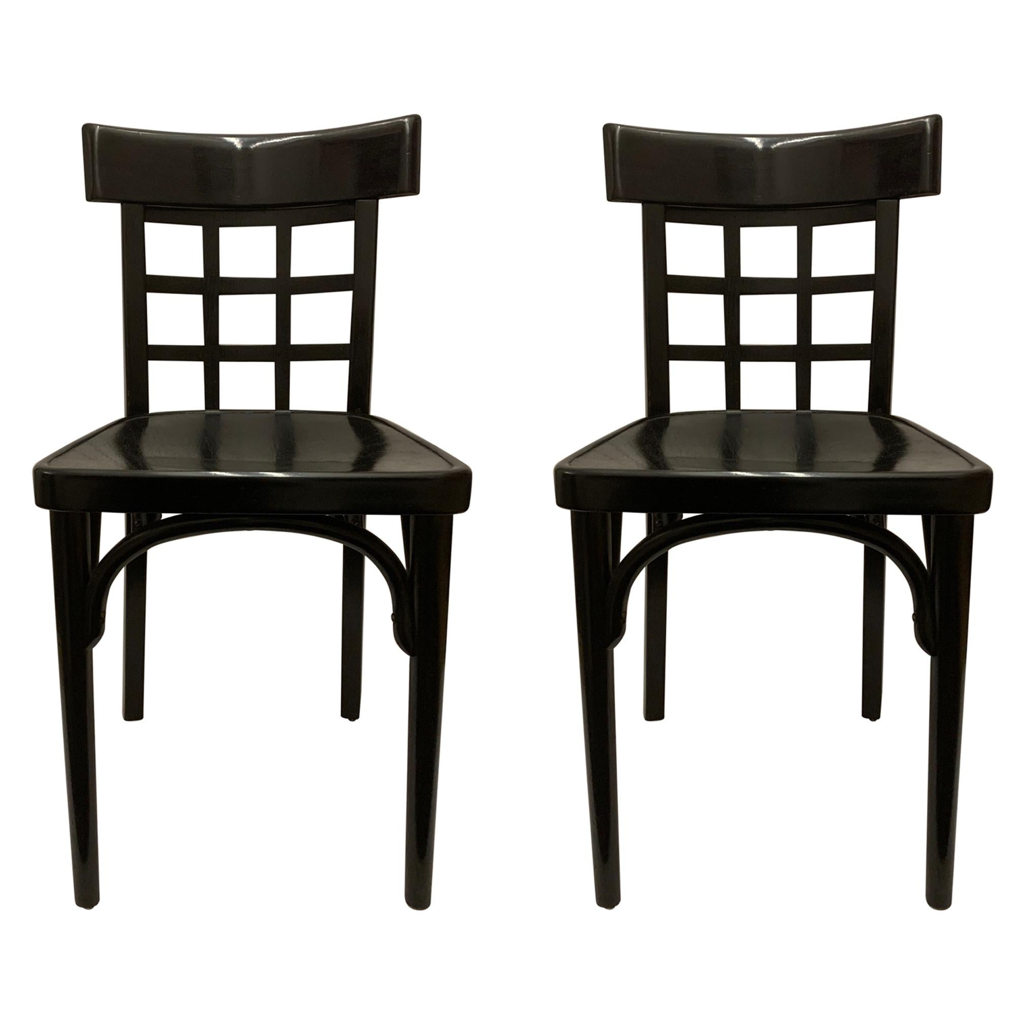 Pair of Vienna Succession Dining Chairs