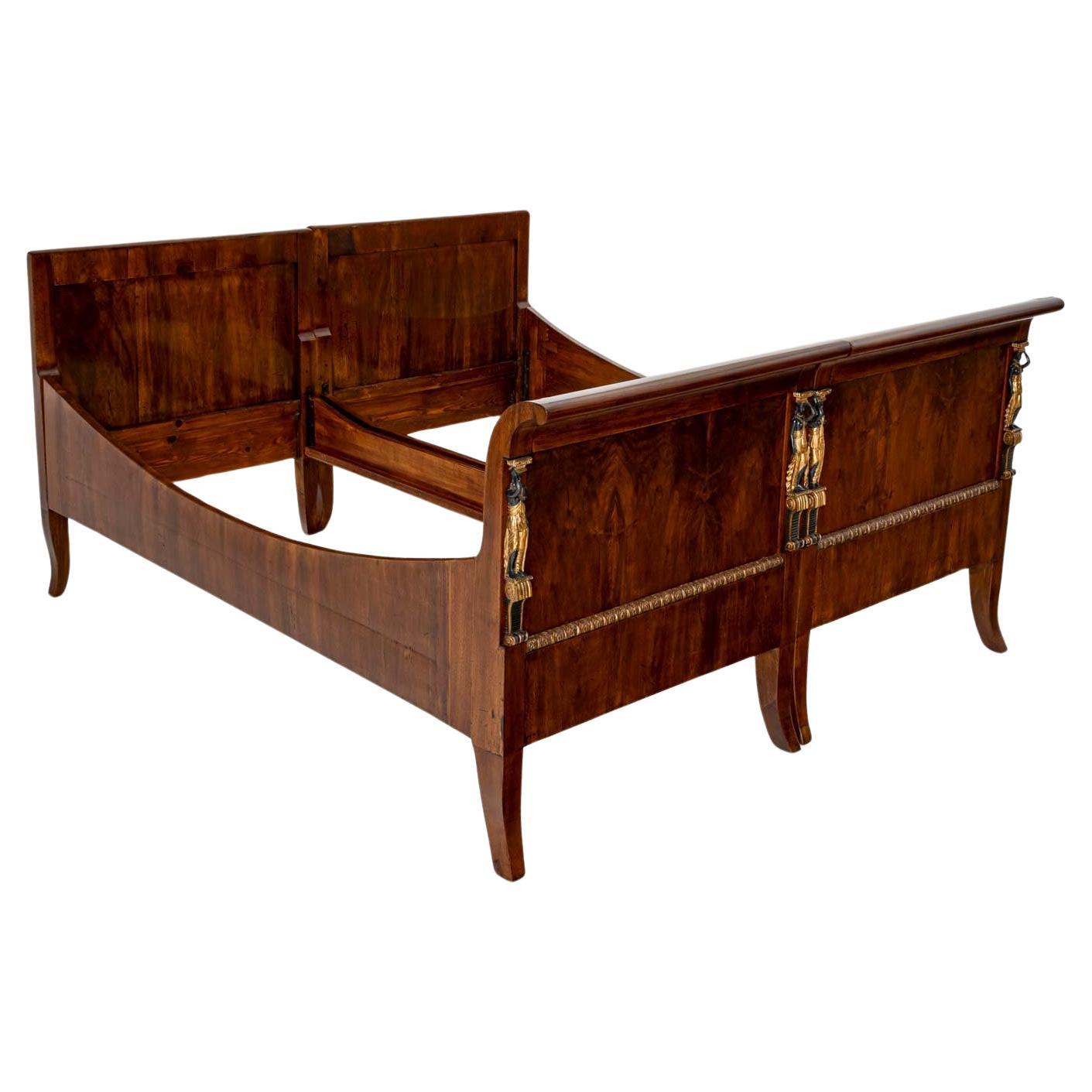 Pair of Viennese Empire Beds, early 19th Century