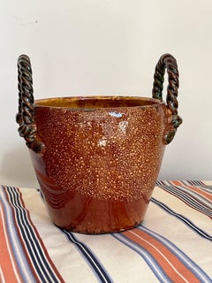 Pair of Vietri Pots With Handles