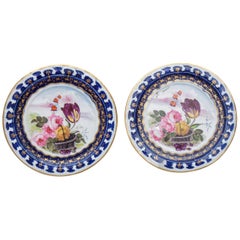 Pair of Vieux Paris Small Decorative Plates